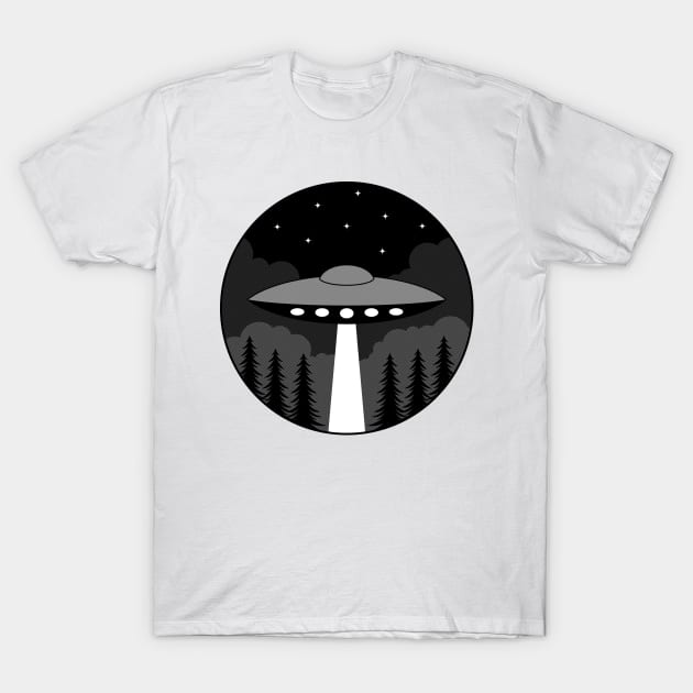 UFO Badge T-Shirt by JenniferSmith